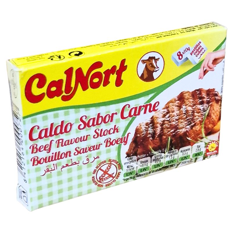 Vente en gros Bouillon Calnort boeuf Tablette halal Carton de 24 x