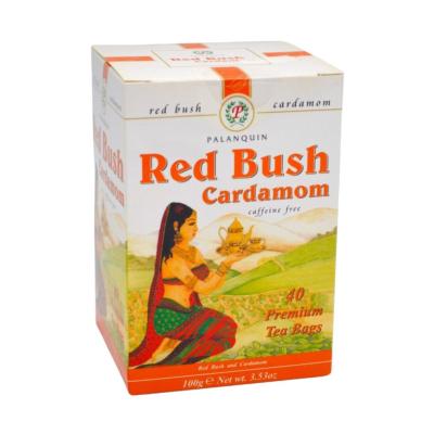 Thé Rouge Red Bush à la cardamome sans caféine Palanquin – 40 sachets premium