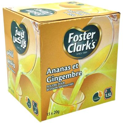 Foster Clark Ananas/Gingembre 15 X 20g