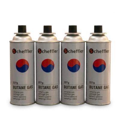 Scheffler - Cartouches de Gaz Butane 227g (Lot de 4) Réchaud Portable