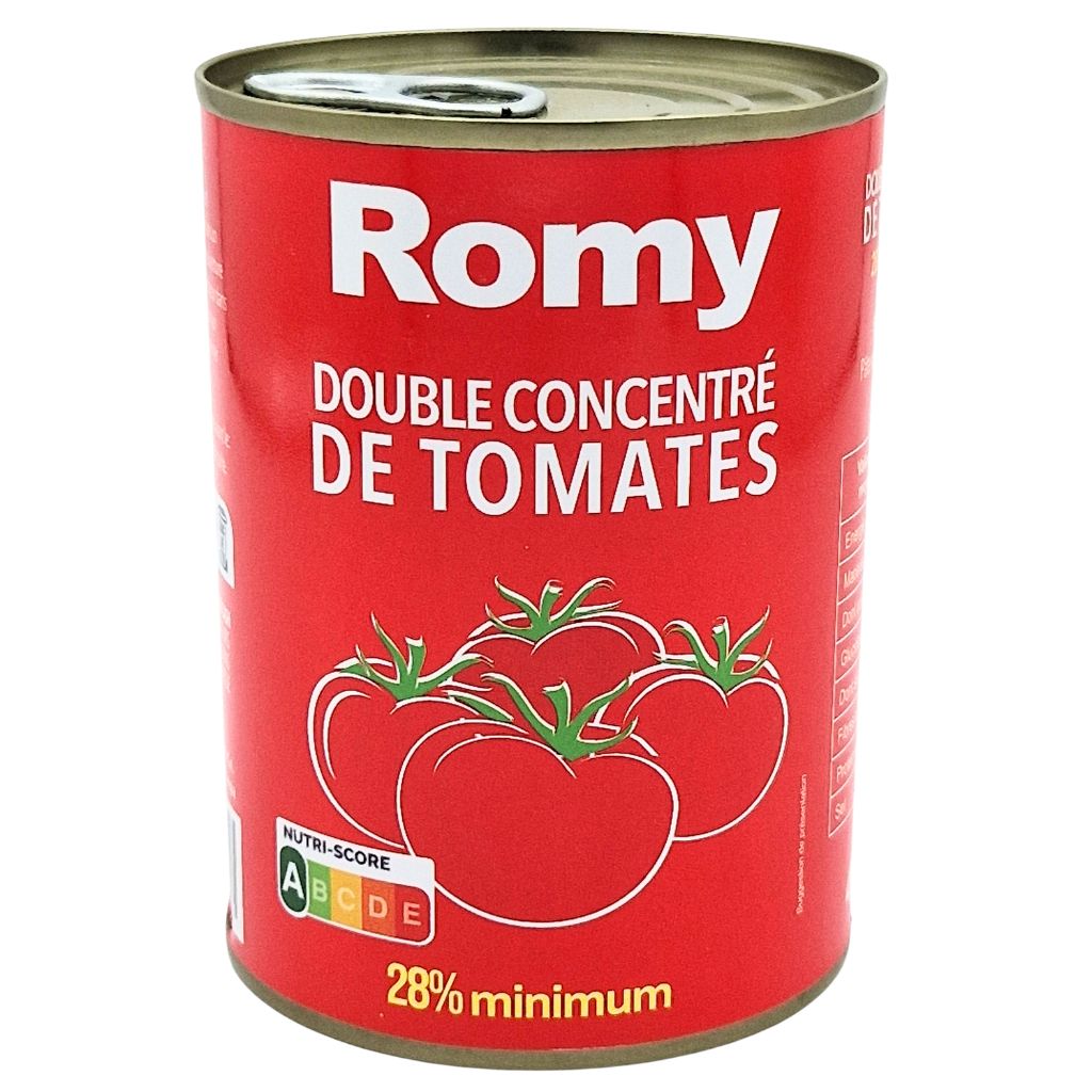 Double Concentre De Tomate Romy 400 G