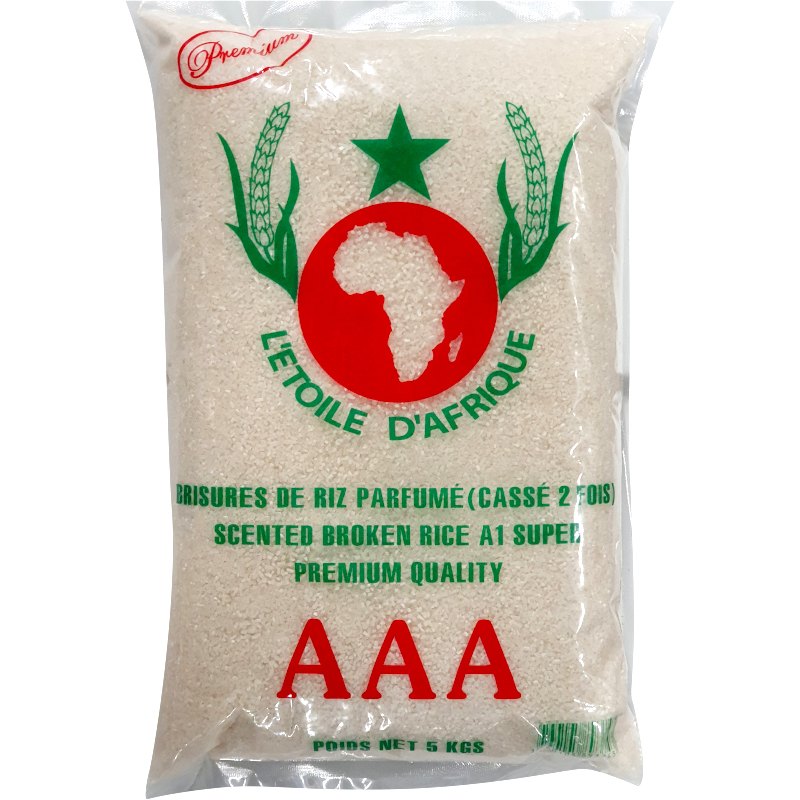 Brisure De Riz Cassé 2 Fois Etoile D'Afrique 5 Kg