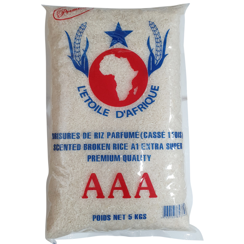 Brisure De Riz Cassé 1 Fois Etoile D'Afrique 5 Kg