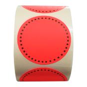 Sticker Adhésif promotionnel orange fluo | Carton de 6 rouleaux