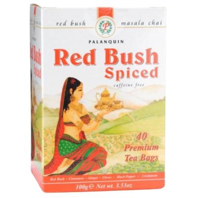 Thé rouge Red Bush épicé sans caféine Palanquin – 40 sachets premium