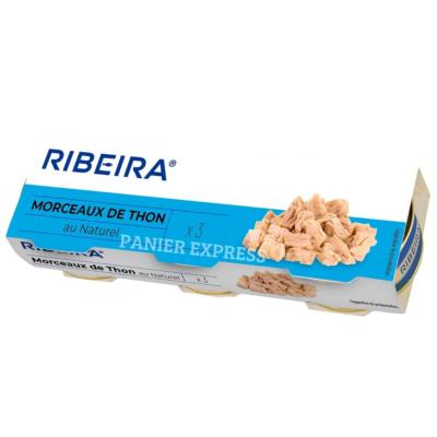 Ribeira Thon en Morceaux au Naturel 3 × 80g