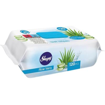 Lingettes Sleepy Aloe Vera 120 pcs – Douceur et Soin au Quotidien