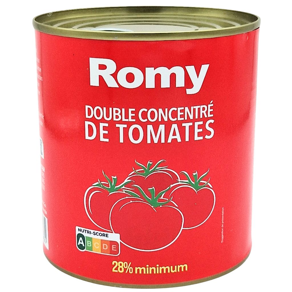 Double Concentre De Tomate Romy 800 G