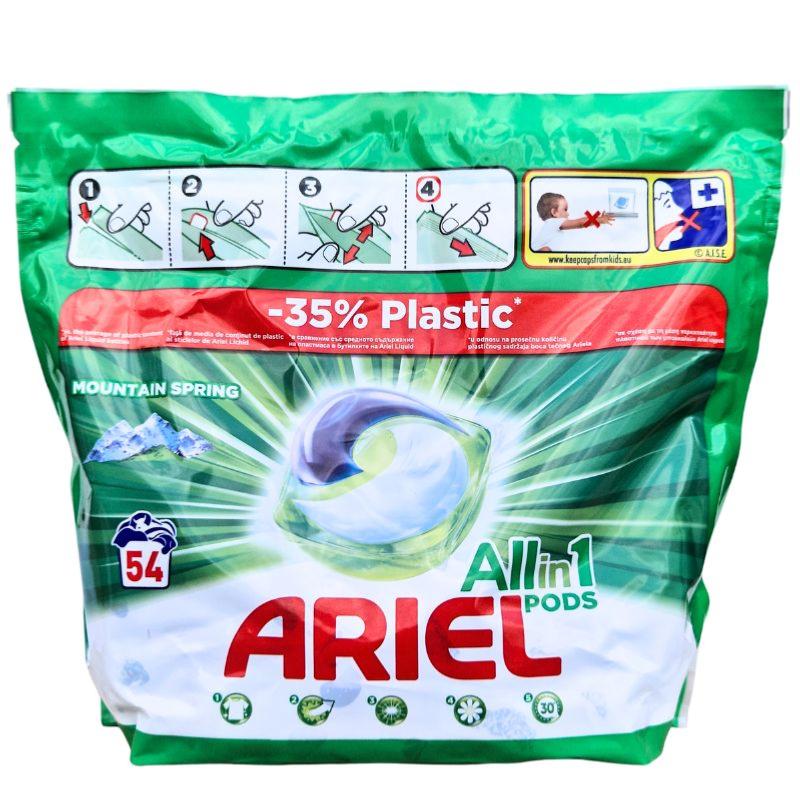 Vente en gros Ariel 54 capsules lessive pods