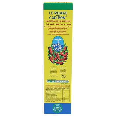 Harissa Le Phare Du Cap Bon Tunisie Tube 70g