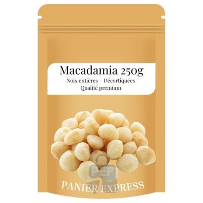 Noix de Macadamia Décortiquée 250g – Fruits Secs Gourmands et Nutritifs