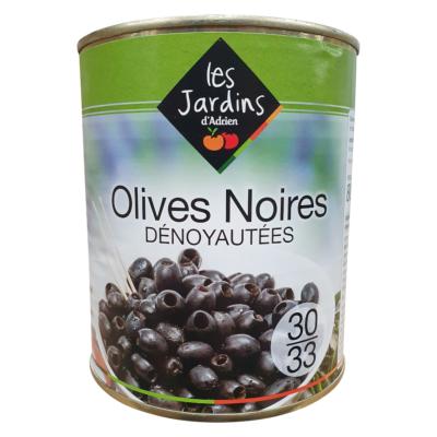 Olives Noires Dénoyautées Les Jardins D'Adrien Boite 800 G