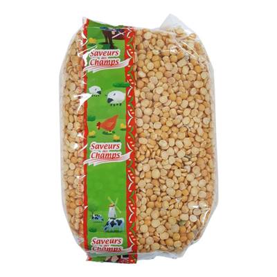 Pois Cassés Jaunes Saveurs Des Champs 1 Kg
