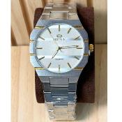 BESTWIN Quartz Montre Homme - Argenté Doré Bracelet Acier Inoxydable