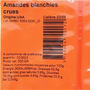 Amandes Blanchie Emondée 500 G