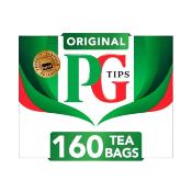 PG Tips Original Thé Noir - 160 Sachets Individuels