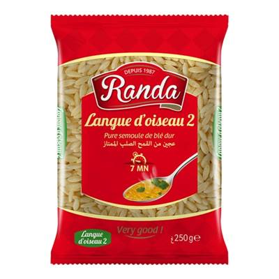 Langue D'oiseau 2 Randa Pates De Tunisie 500 G