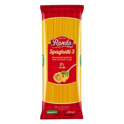 Spaghetti 3 Randa Pates De Tunisie 500 G