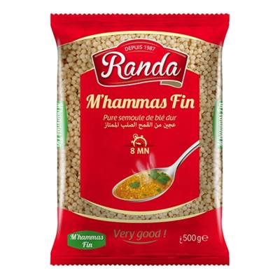 M'hammas Fin Randa Pates De Tunisie 500 G