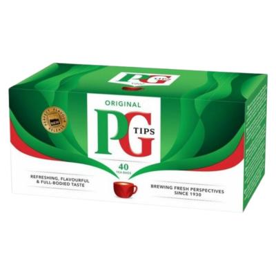PG Tips Original Thé Noir – 40 Sachets Individuels