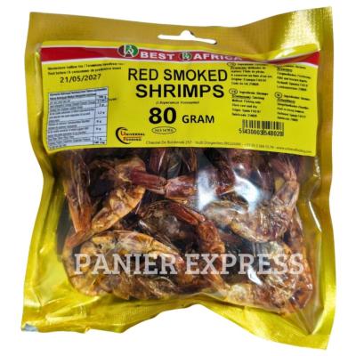 Crevettes Fumées Rouges - Red Smoked Shrimp 80g