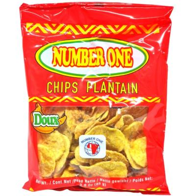 Chips Plantain Sucrées Number 1 85 G