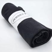 Écharpe Hijab Premium en Jersey Noir