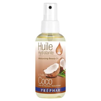 Huile Hydratante Coco Corps et Cheveux Préphar 100ml
