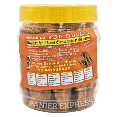 Nougat à base d’Arachide et de Sucre – 100g KBP