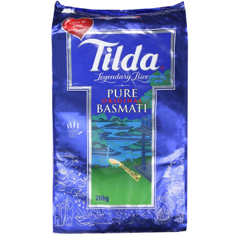 Riz Long Basmati Tilda 20 Kg