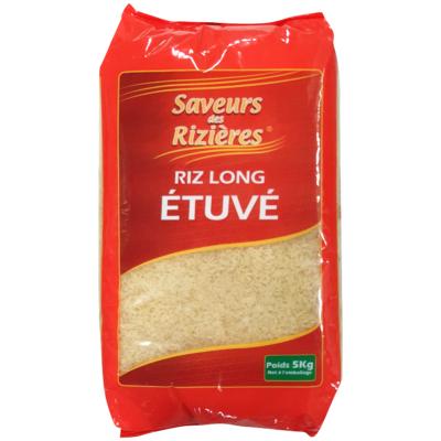 Riz Etuve Jaune Indica Saveurs Des Rizières 5 Kg