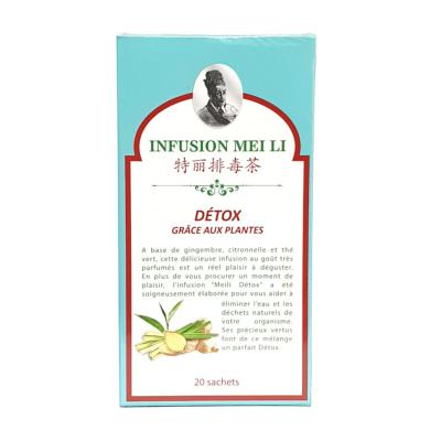 Infusion Meili Detox Fine Tonic - 20 sachets De 1,5 G