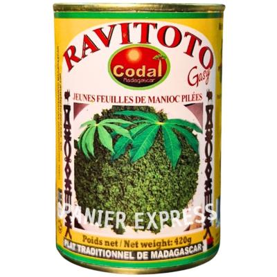 Jeune Feuille de Manioc – Ravitoto 420g Codal – Spécialité Malgache