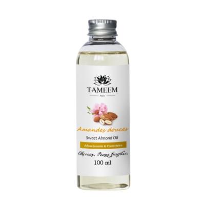 Huile d’Amande Douce – Adoucissante & Protectrice – 100 ml Tameem